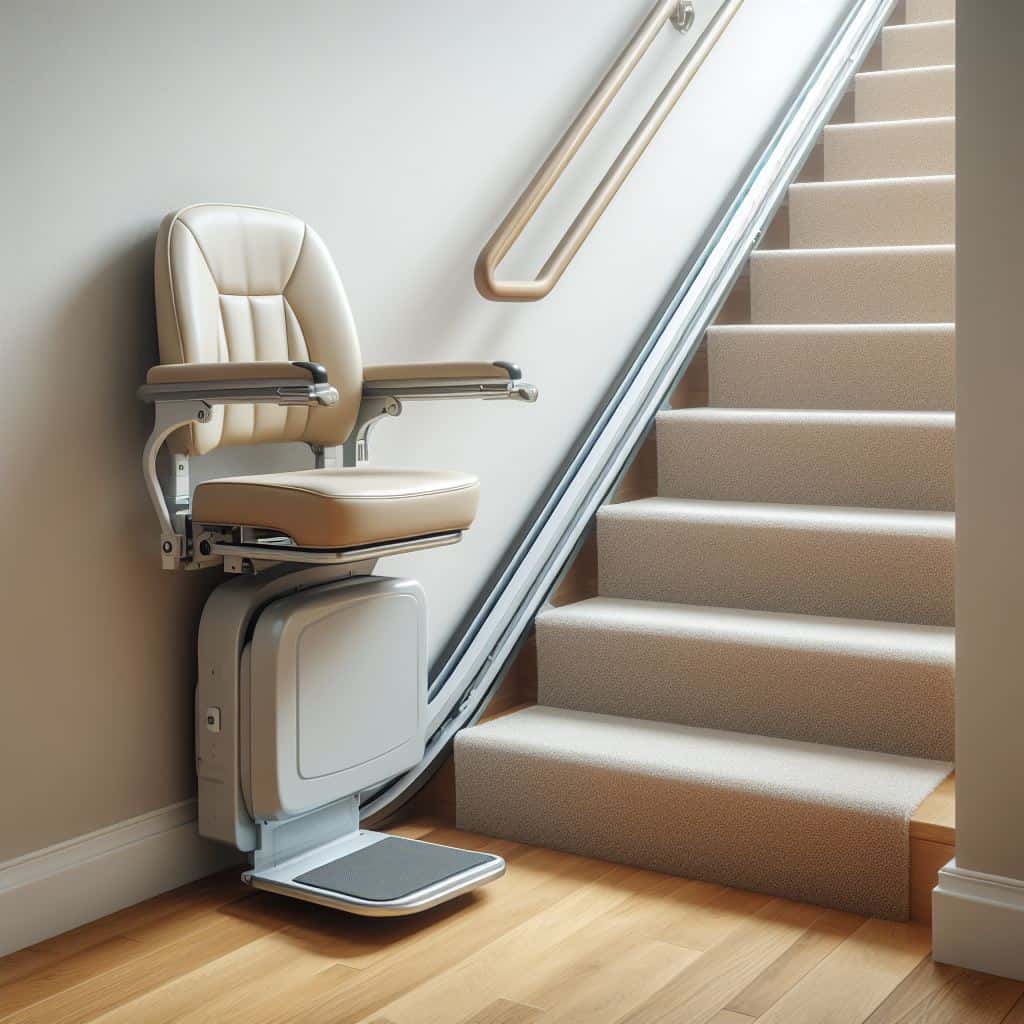 Monte escaliers à chenillettes pour fauteuil roulant : Devis sur  Techni-Contact - Monte escalier pour fauteuil roulant